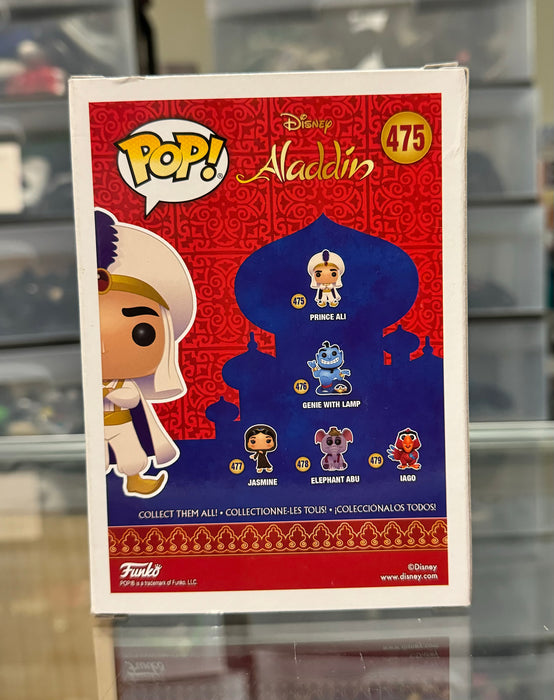 Disney Aladdin: Prince Ali #475 - With Box - Funko Pop