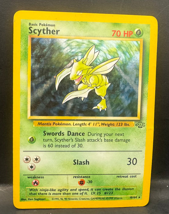 Scyther (10) - Jungle (JU) - Moderately Played