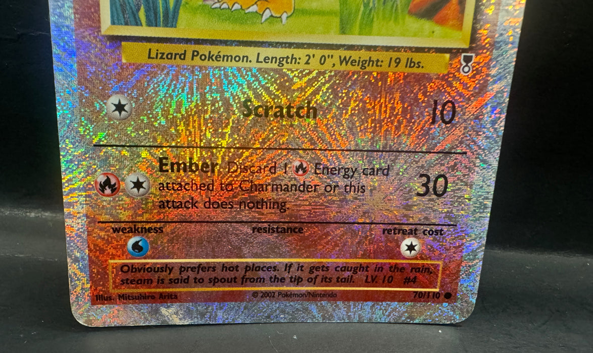 Charmander 70/110 (Reverse Holo) - Legendary Collection (LC) - Moderately Played