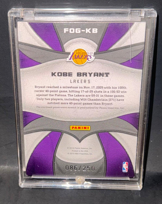 2009-10 Panini Certified - Fabric Of Game #FOG-KB Kobe Bryant 86/250 - Mint