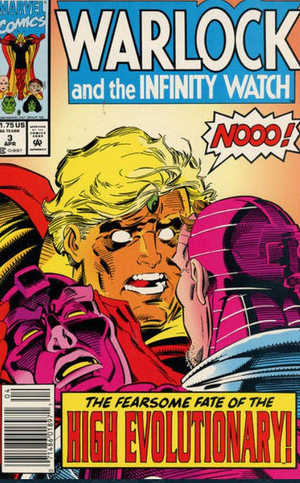 Warlock and the Infinity Watch #3 Newsstand Edition (1992)