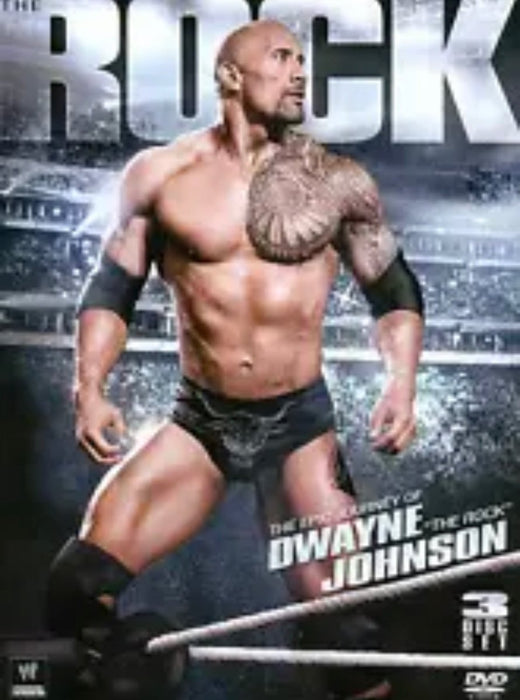 WWE The Epic Journey of Dwayne "The Rock" Johnson (2012 3-Disc Set) - Used