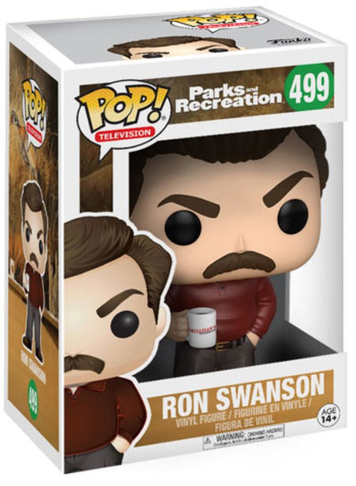 Parks And Recreation: Ron Swanson #499 - With Box - Funko Pop