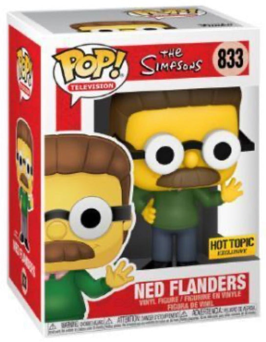 The Simpsons: Ned Flanders #833 (Hot Topic Exclusive) - With Box - Funko Pop