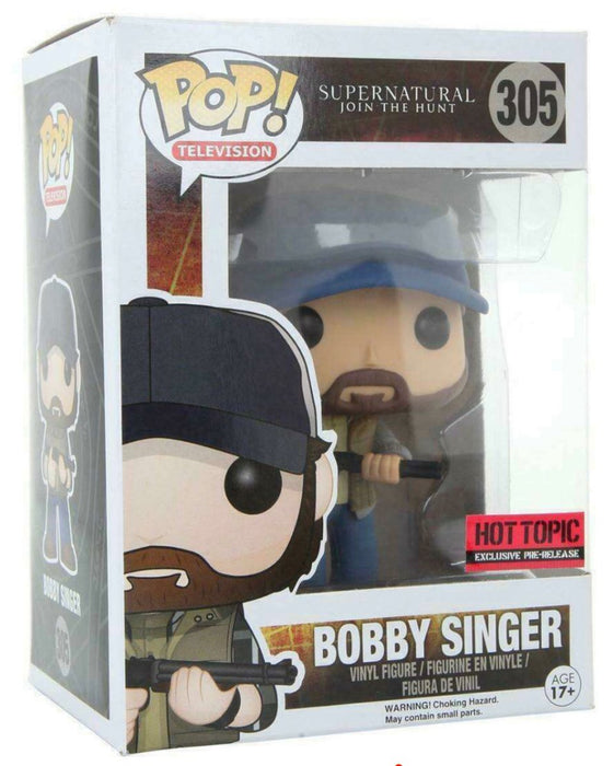 Supernatural Join The Hunt: Bobby Singer #305 (Hot Topic Pre-Release Exclusive) - With Box - Funko Pop