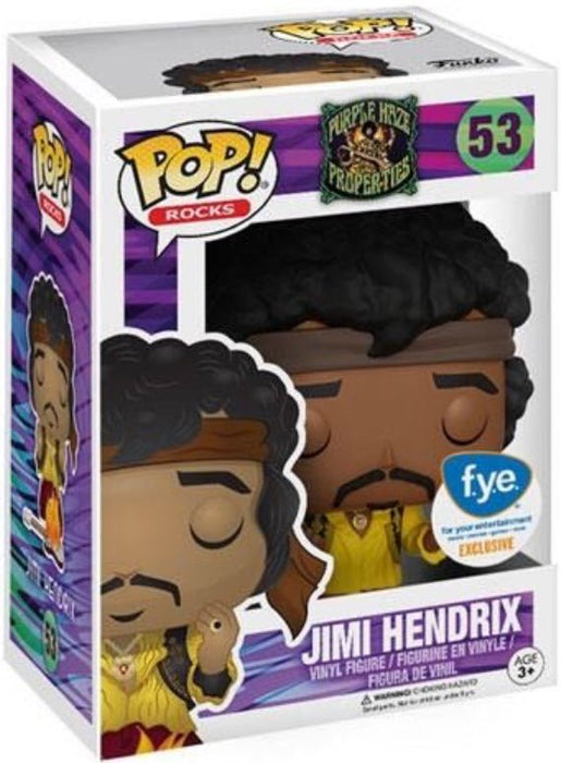 Purple Haze Properties: Jimi Hendrix #53 (FYE Exclusive) - With Box - Funko Pop