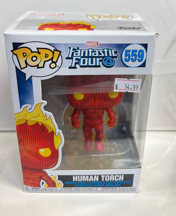 Marvel Fantastic Four: Human Torch #559 - In Box - Funko Pop