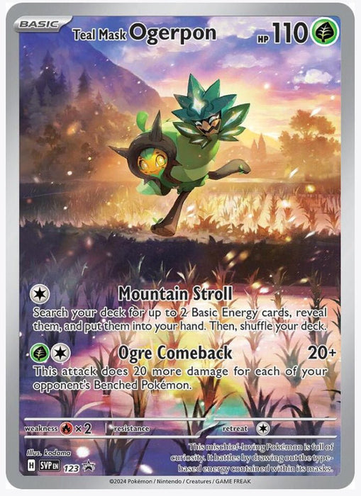 Teal Mask Ogerpon - 123 - SV: Scarlet & Violet Promo Cards (SVP)