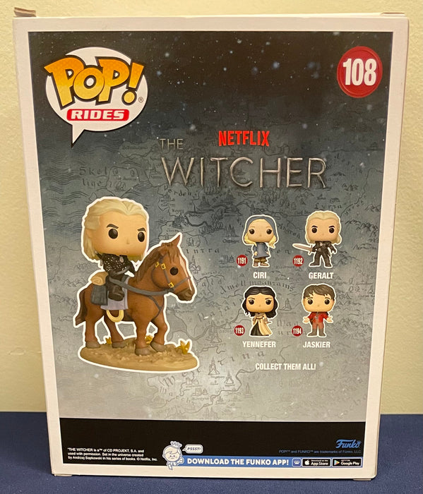 The Witcher: Geralt And Roach #108 (Walmart Exclusive) - With Box - Funko Pop