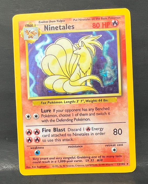 Ninetales 12/102 - Base Set (BS) - Moderately Played