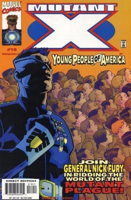 Mutant X #18 Direct Edition (2000)