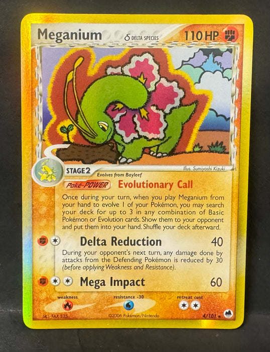 Meganium (Delta Species) 4/101 - Dragon Frontiers (DF) - Near Mint