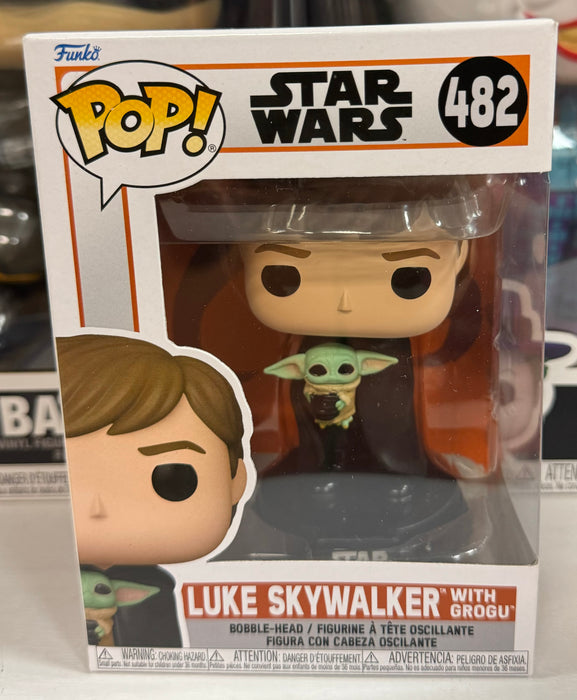 Star Wars: Luke Skywalker With Grogu #482 - With Box - Funko Pop