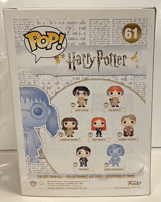 Harry Potter: Moaning Myrtle #61 (Glows In The Dark) (2018 Summer Convention Exclusive) - With Box - Funko Pop