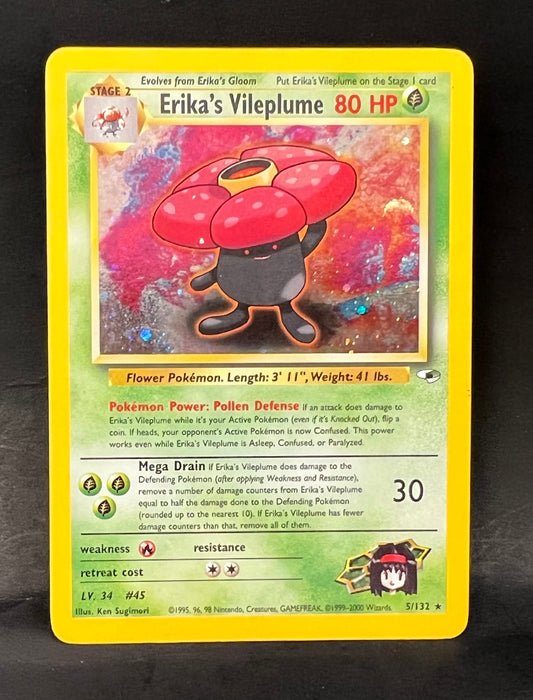 Erika's Vileplume - Gym Heroes (G1) - Near Mint