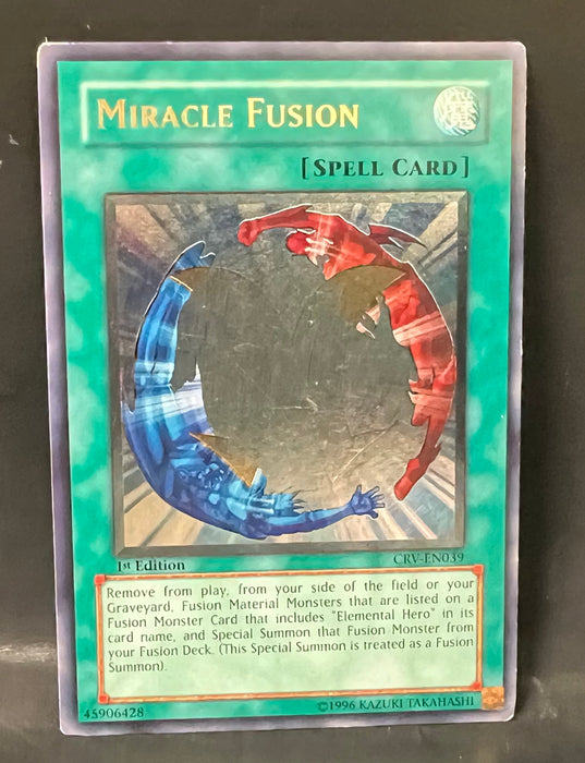 Miracle Fusion (UTR) CRV-EN039 1ST Edition - Cybernetic Revolution (CRV) - Moderately Played