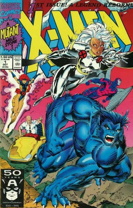 X-Men #1 Storm and Beast Cover (1991)