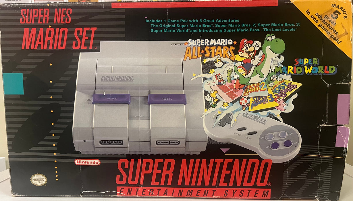 Super NES Mario Set Console - Preowned - Super Nintendo