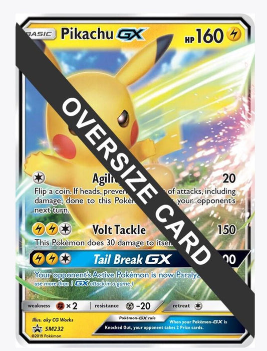 Pikachu GX - SM232 - Jumbo Cards (PR)