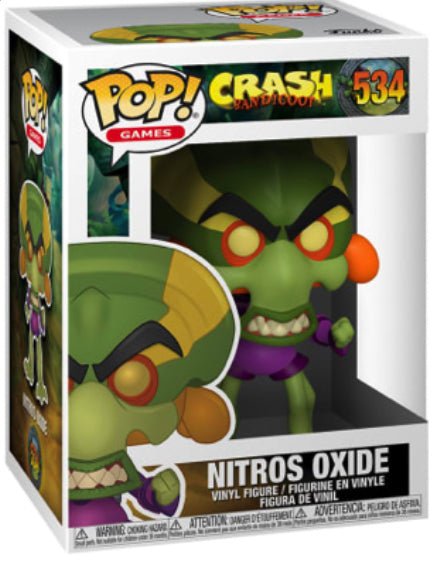 Crash Bandicoot: Nitros Oxide #534 - In Box - Funko Pop