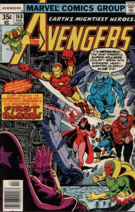 The Avengers #168 Regular Edition (1978)