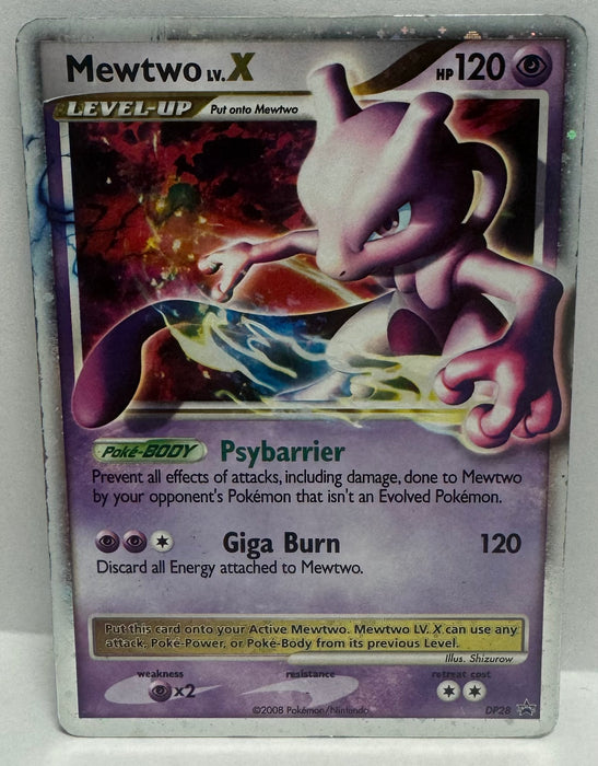 Mewtwo LV.X - DP28 - Diamond and Pearl Promos (PR) - Moderately Played