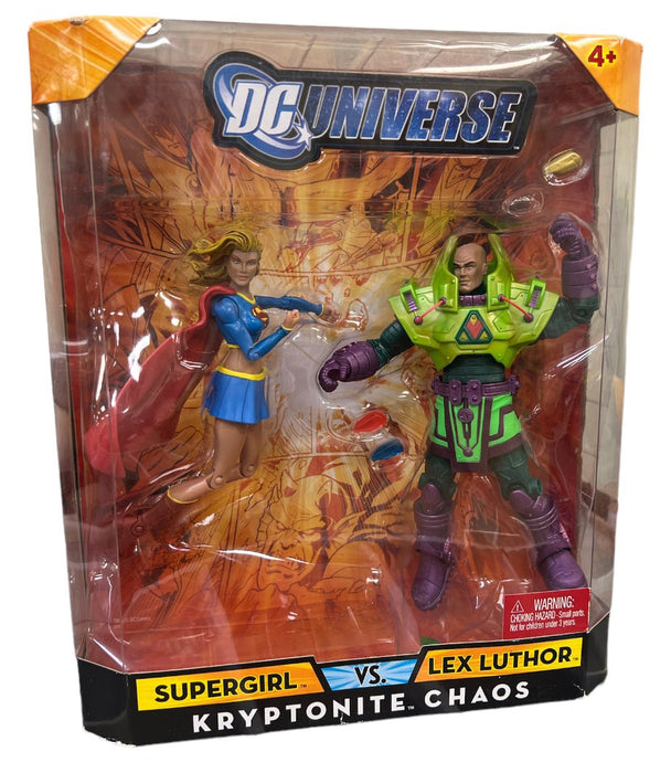 DC Universe Supergirl Vs. Lex Luthor Kryptonite Chaos - New - Toys And Collectibles