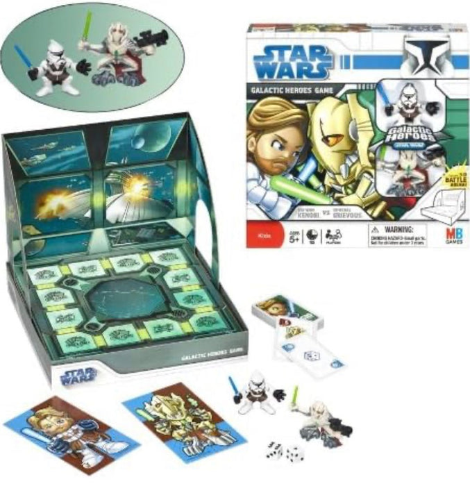 Star Wars Galatic Heroes Game (Obi-Wan Kenobi VS General Grievous - New - Board Games