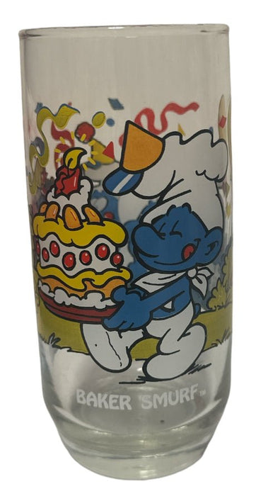 1983 Baker Smurf Glass Cup - Pre-Owned - Homegoods