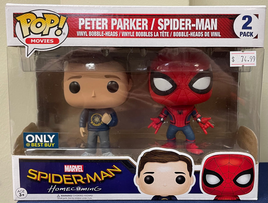 Spiderman: Peter Parker / Spiderman (Best Buy Exclusive) - With Box - Funko Pop