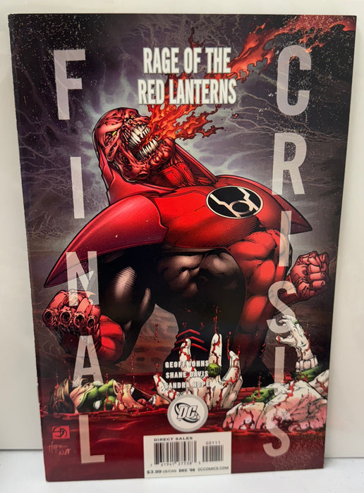 Final Crisis: Rage of the Red Lanterns Variant Cover (2008) - 9.8 Near Mint