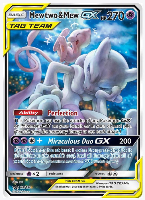 Mewtwo & Mew GX - SM191 - SM Promos (SMP) - Near Mint