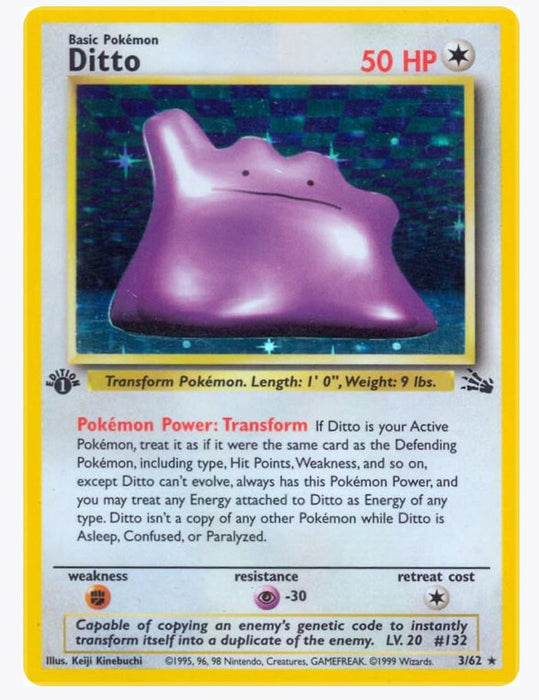 Ditto 3/62 1ST Edition - Fossil - Lightly Played