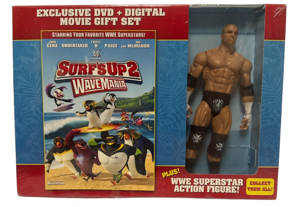 WWE Studios Surf’s Up 2 Wave Mania Plus WWE Triple H Action Figure - New - Toys