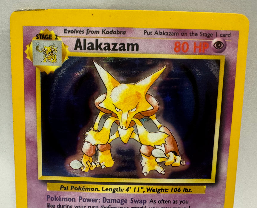 Alakazam 1/102 - Base Set (BS) Moderately Played