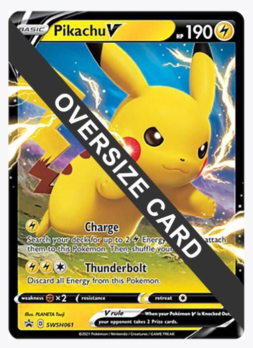 Pikachu V - SWSH061 - Jumbo Cards (PR)