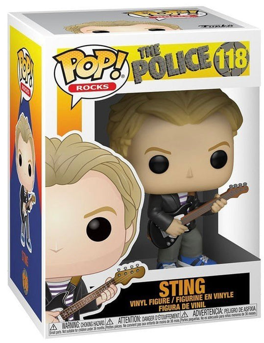 The Police: Sting #118 - With Box - Funko Pop