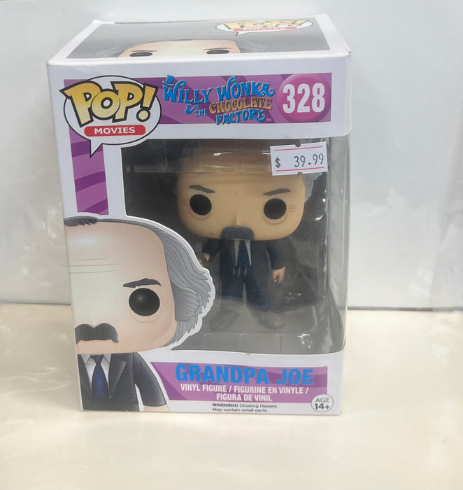 Willy Wonka & The Chocolate Factory: Grandpa Joe #328 - In Box - Funko Pop