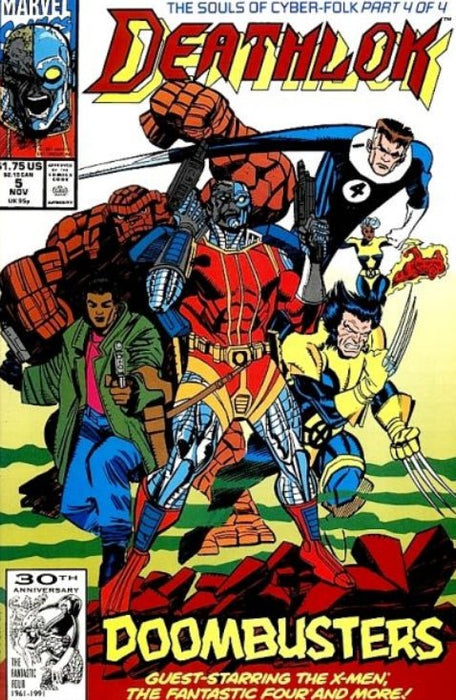 Deathlok #5 Direct Edition (1991)