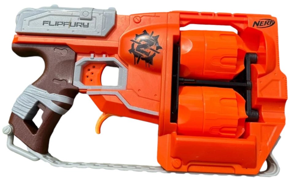 Nerf Zombie FlipFury Blaster Dart Gun - Pre-Owned - Toys