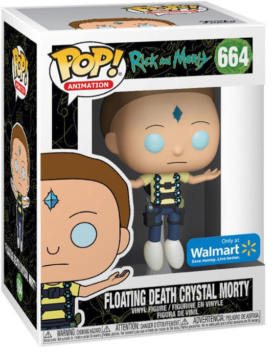 Rick And Morty: Floating Death Crystal Morty #664 (Walmart Exclusive) - With Box - Funko Pop