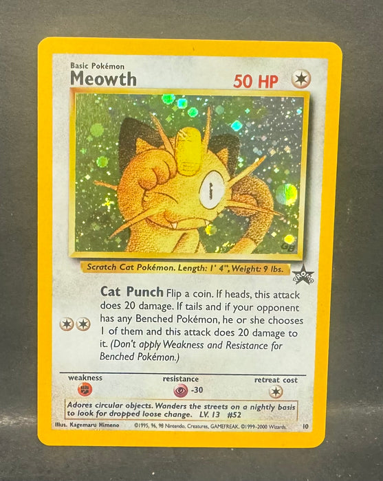 Meowth 10 - WoTC Promo (PR) - Lightly Played