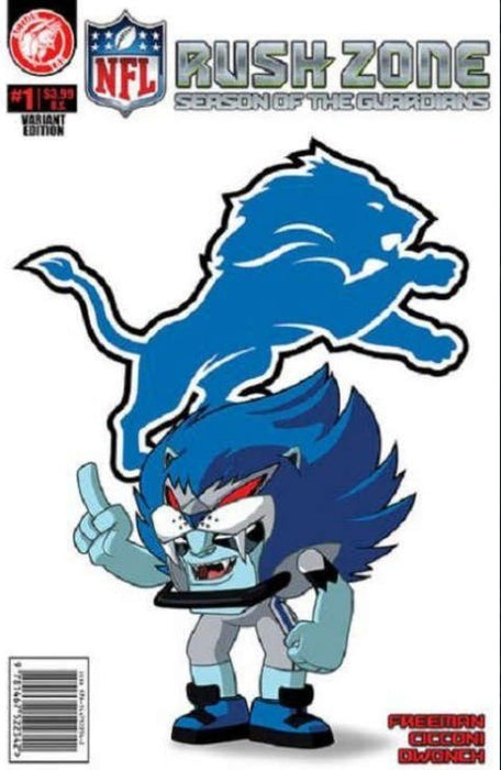 NFL Rush Zone: Season of the Guardians Detroit Cover (2013) 9.8
