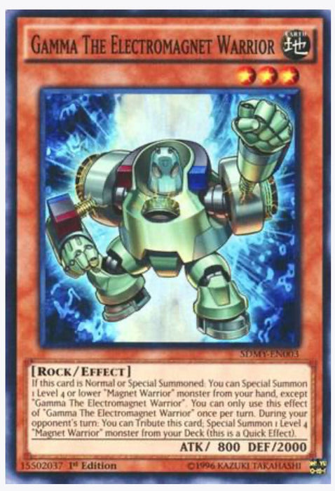 Gamma The Electromagnet Warrior - Structure Deck: Yugi Muto (SDMY)