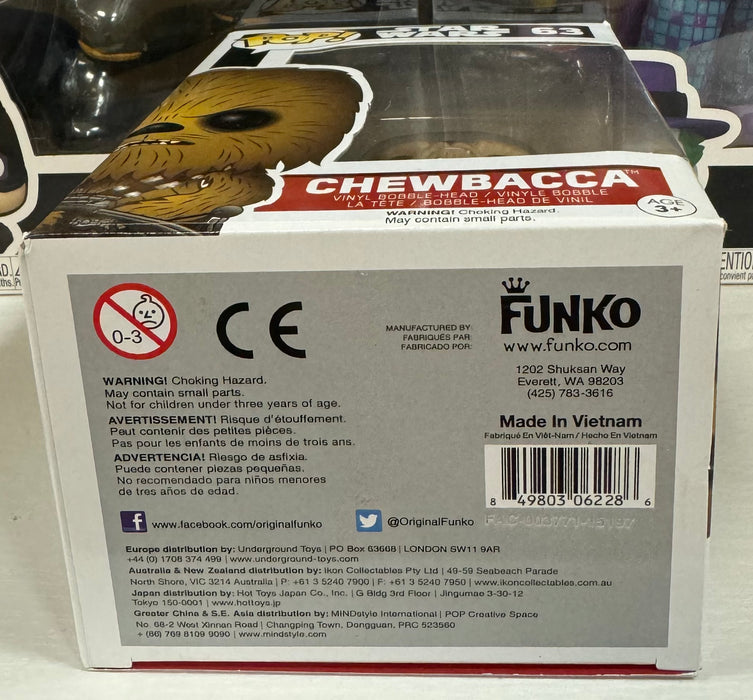 Star Wars: Chewbacca #63 - With Box - Funko Pop