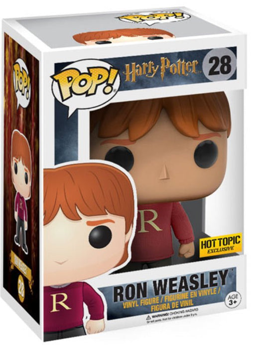 Harry Potter: Ron Weasley #28 (Hot Topic Exclusive) - In Box - Funko Pop