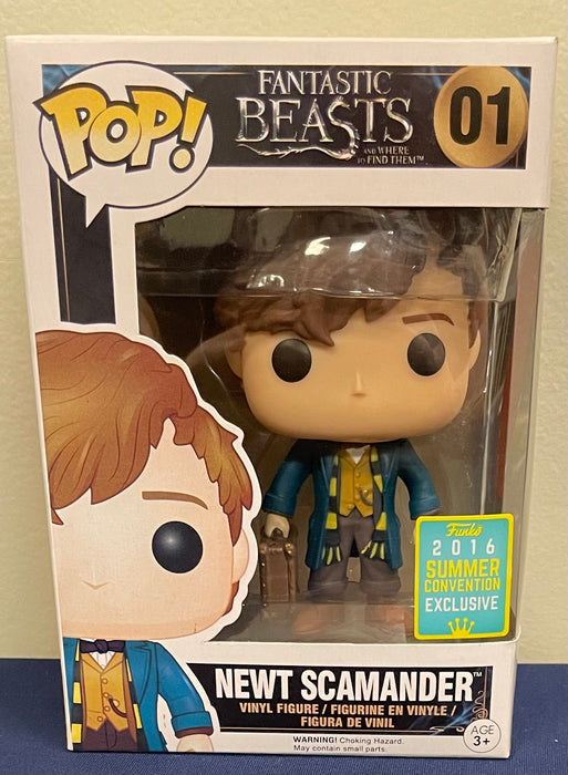 Fantastic Beasts: Newt Scamander #01 (2016 Summer Convention Exclusive) - With Box - Funko Pop