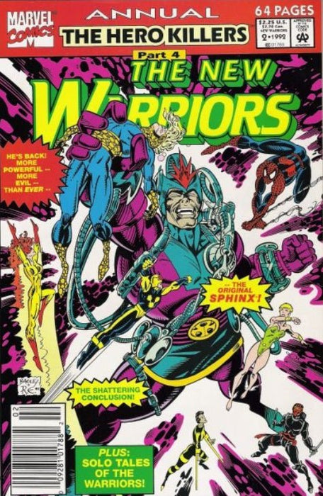 The New Warriors Annual #2 Newsstand Edition (1992)