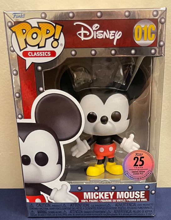 Disney: Mickey Mouse #01C (25th Limited Edition) - With Box - Funko Pop