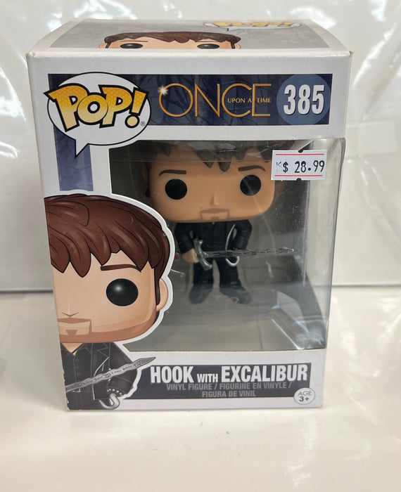 Once Upon A Time: Hook With Excalibur #385 - In Box - Funko Pop